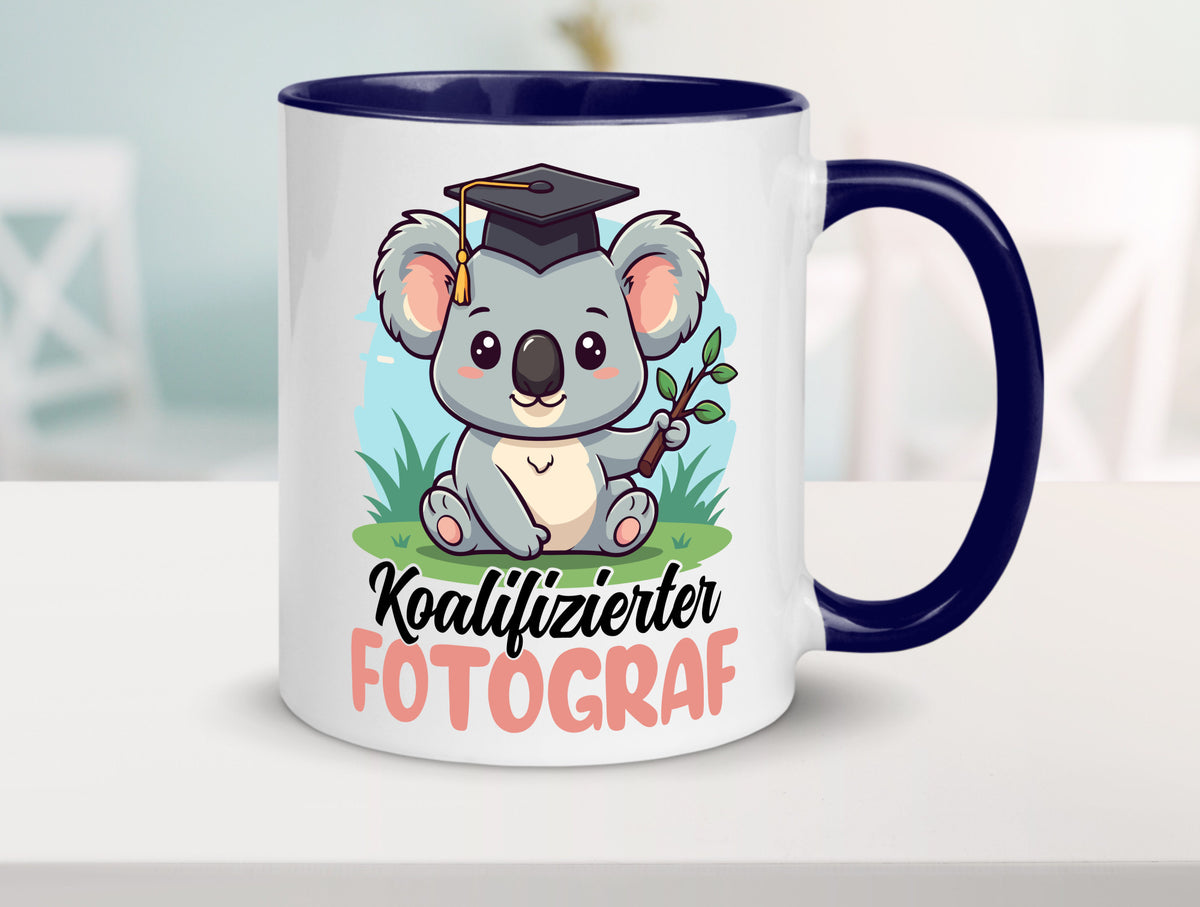 Koalifizierter Fotograf | Fotografie Kamera Geschenk Humor Geschenkidee Tasse