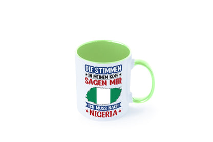 Nigeria | Urlaub Stimmen in meinem Kopf Traumland Geschenk Humor Geschenkidee