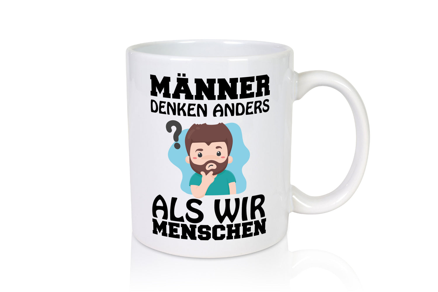 Männer denken anders Geschenkidee Humor Tasse