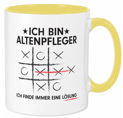 Lösung finden: Altenpfleger | Pflegepersonal v2 lustiger Spruch Geschenk Humor