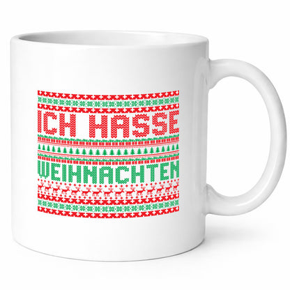 Ich Hasse Weihnachten | Ugly Christmas anti v2 Humor Geschenkidee Tasse
