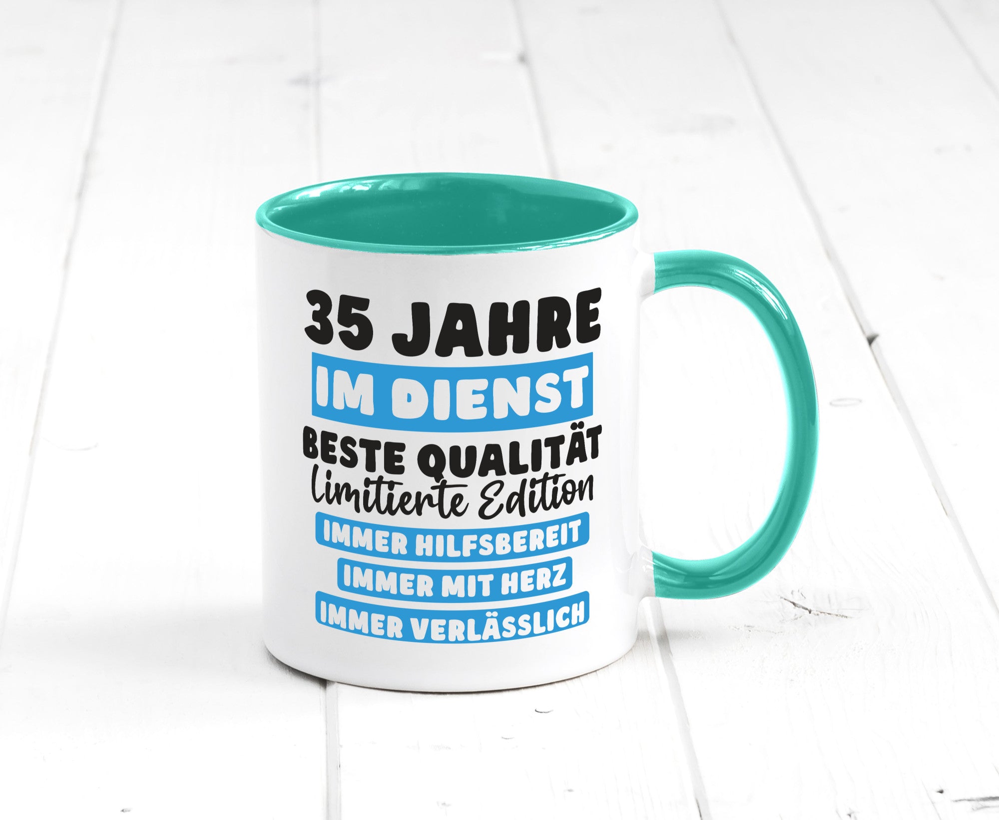 35 Jahre im Dienst | Jubiläum Arbeit v6 lustiger Spruch Geschenk Kollegen Büro