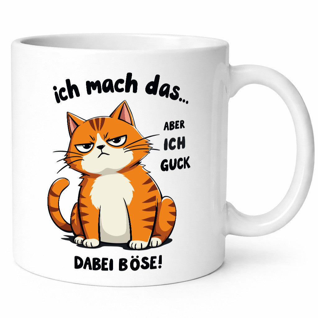 Ich guck dabei Böse | Katze Ironie Geschenk Tierliebhaber Humor lustiger Spruch