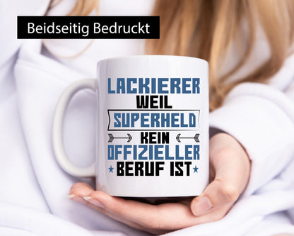 Superheld Lackierer | Definition lackieren lustig Humor Geschenkidee Geschenk