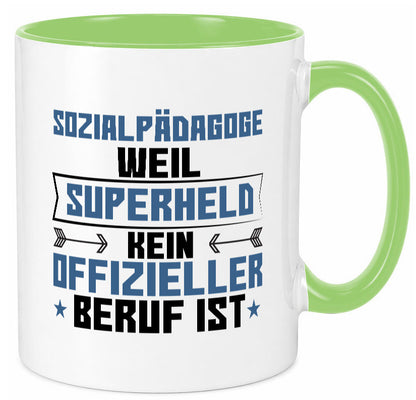 Superheld Sozialpädagoge | Pädagoge lustig Humor Geschenkidee Geschenk Tasse