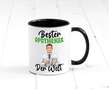 Bester Apotheker | Apotheke Pharmazie v2 Humor Geschenkidee Tasse