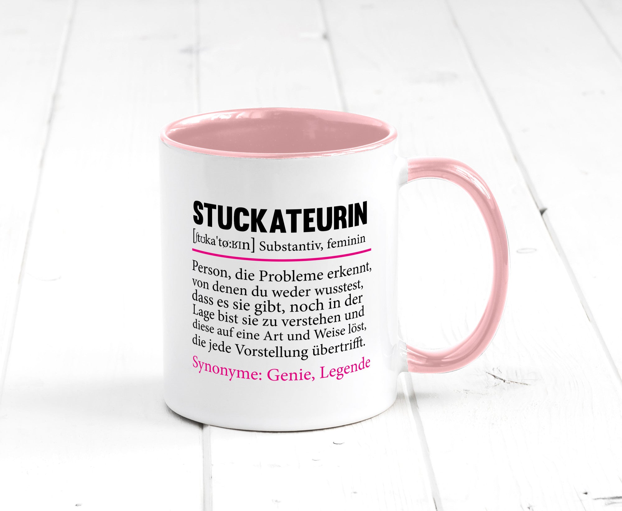 Stuckateurin | Innenausbau Beruf Humor Spruch Arbeit Kollegen Büro Geschenkidee