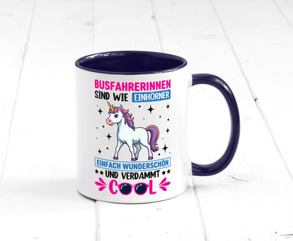 Bussfahrerinen sind wie einhorner | Einhorn Bussfahrerin Geschenkidee Humor
