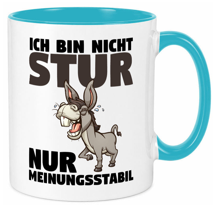 Sturer Esel | Sturkopf Tasse Dickkopf Spruch Humor lustiger Geschenk