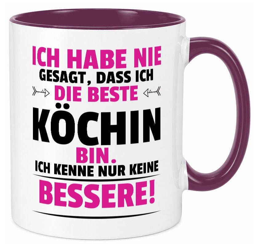Die Beste Köchin | Chefköchin Chefkoch lustig Arbeit Kollegen Büro Geschenk Tasse