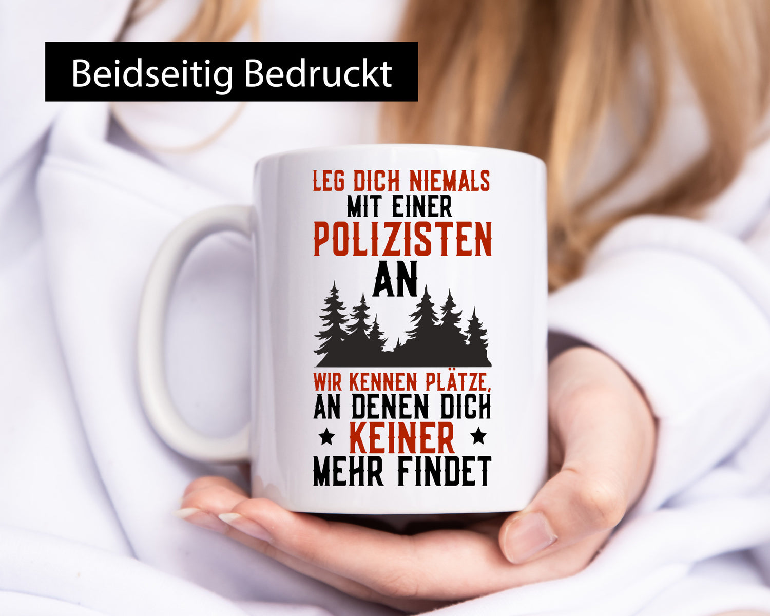 Nicht mir Polizist anlegen | Polizei Wald Revier Job lustiger Spruch Geschenk