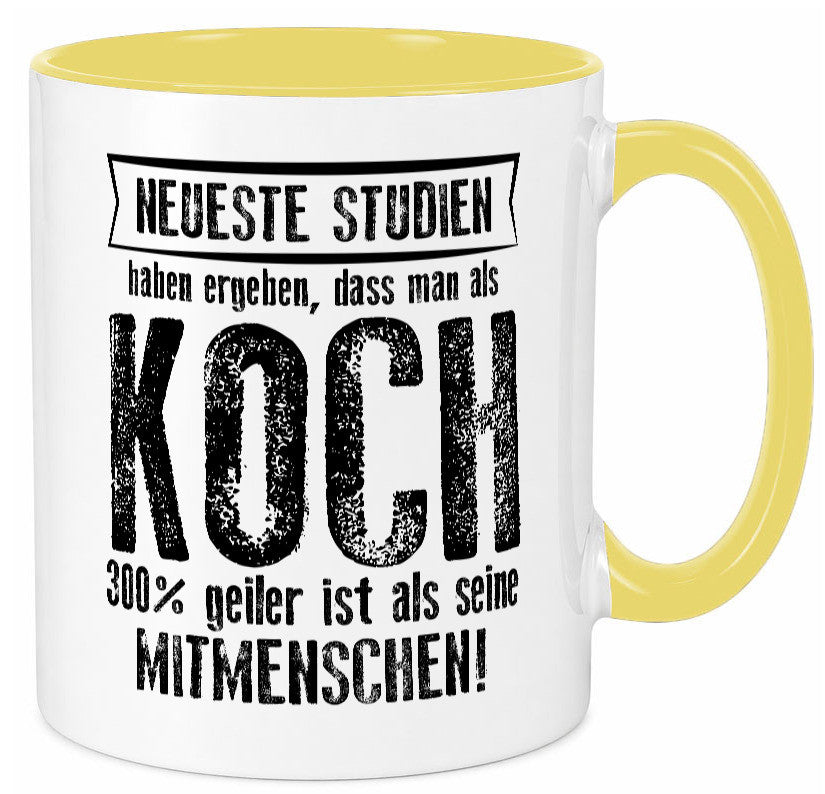 Neuste Studien: Koch | Chefkoch Humor Arbeit Kollegen Büro Geschenkidee Tasse