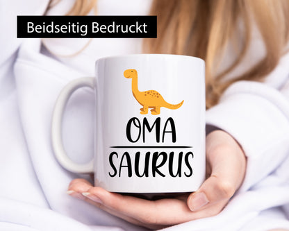 Oma Saurus | Dinosaurier Großmutter Geschenkidee Familie Humor Tasse