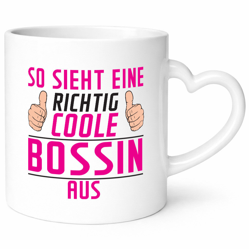Richtig Coole Bossin | Führungskraft Vorgesetzte lustiger Spruch Geschenk Humor