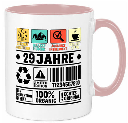 29. Geburtstag | 29 Jahre Humor Limited Edition lustiger Spruch Geschenk
