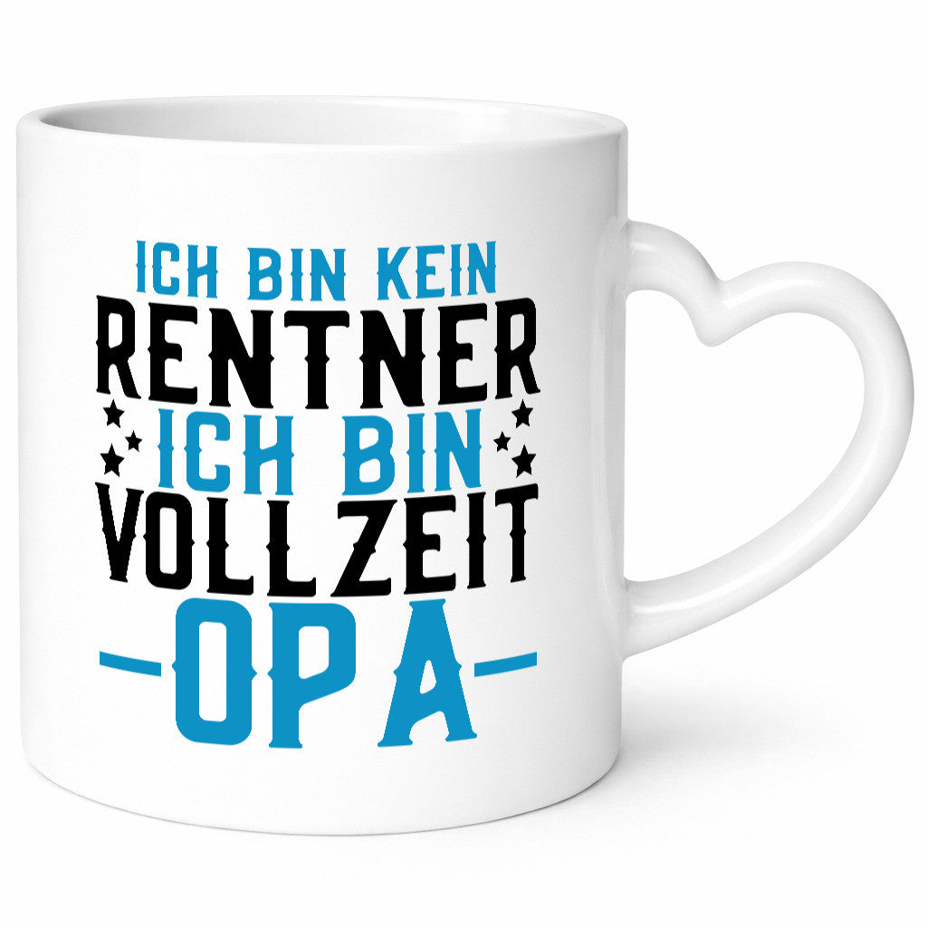 Rentner | Vollzeit Opa Pension Ruhestand Großvater lustiger Spruch Geschenk