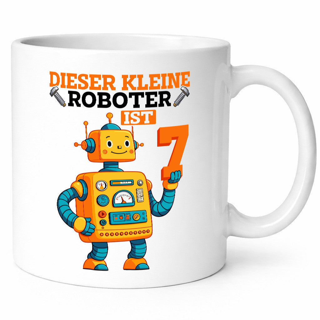 7. Geburtstag | 7 Jahre Roboter Junge Geschenk Geschenkidee lustiger Spruch