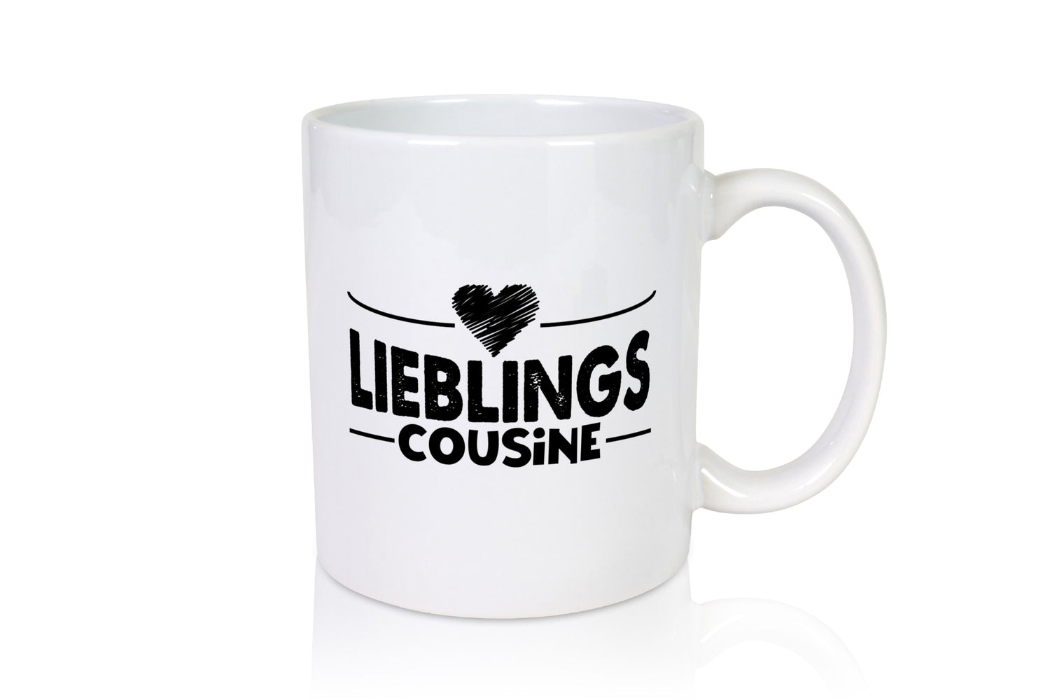 Lieblingscousine | Cousinen Tasse Verwandtschaft lustiger Spruch Geschenk Humor
