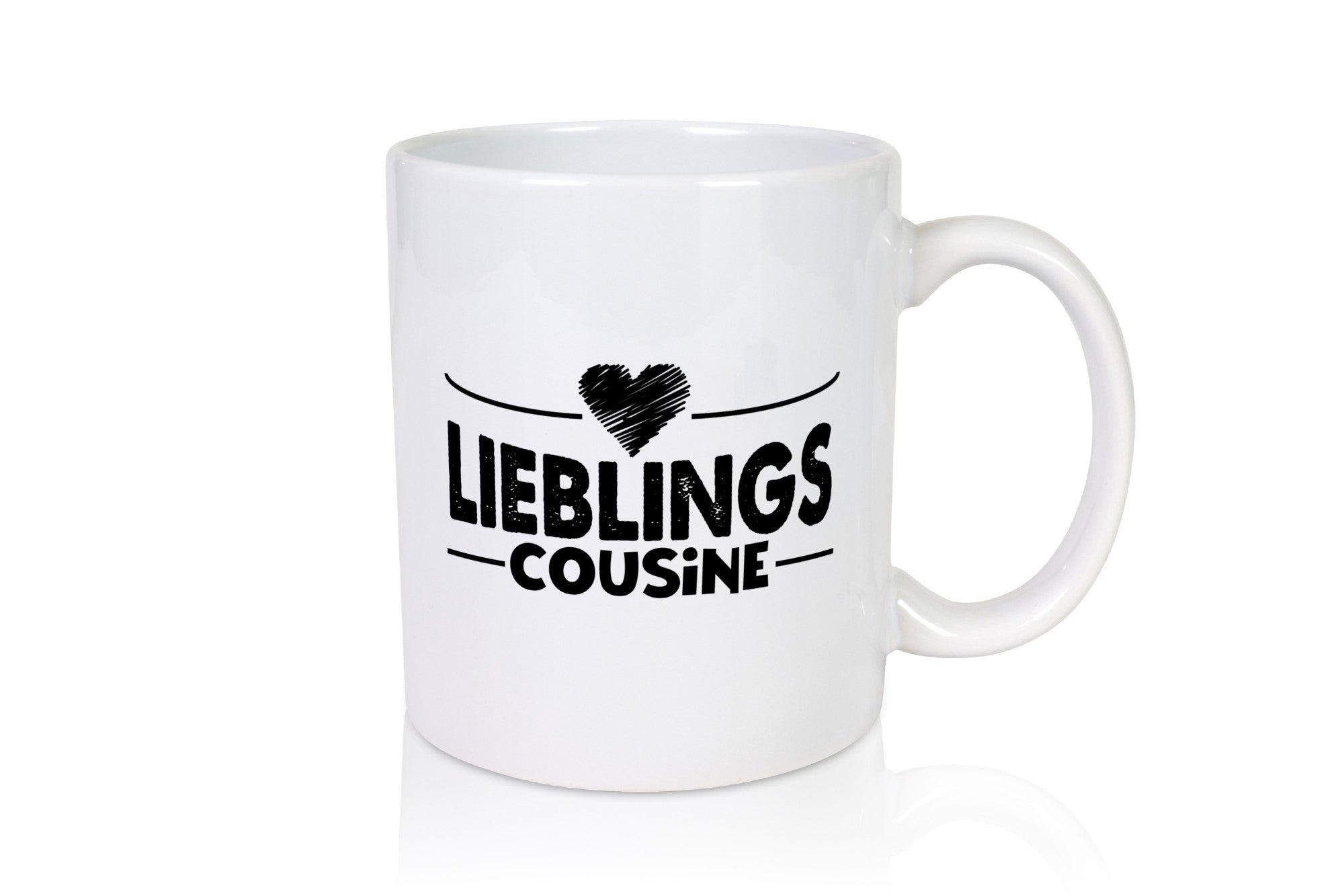 Lieblingscousine | Cousinen Tasse Verwandtschaft lustiger Spruch Geschenk Humor