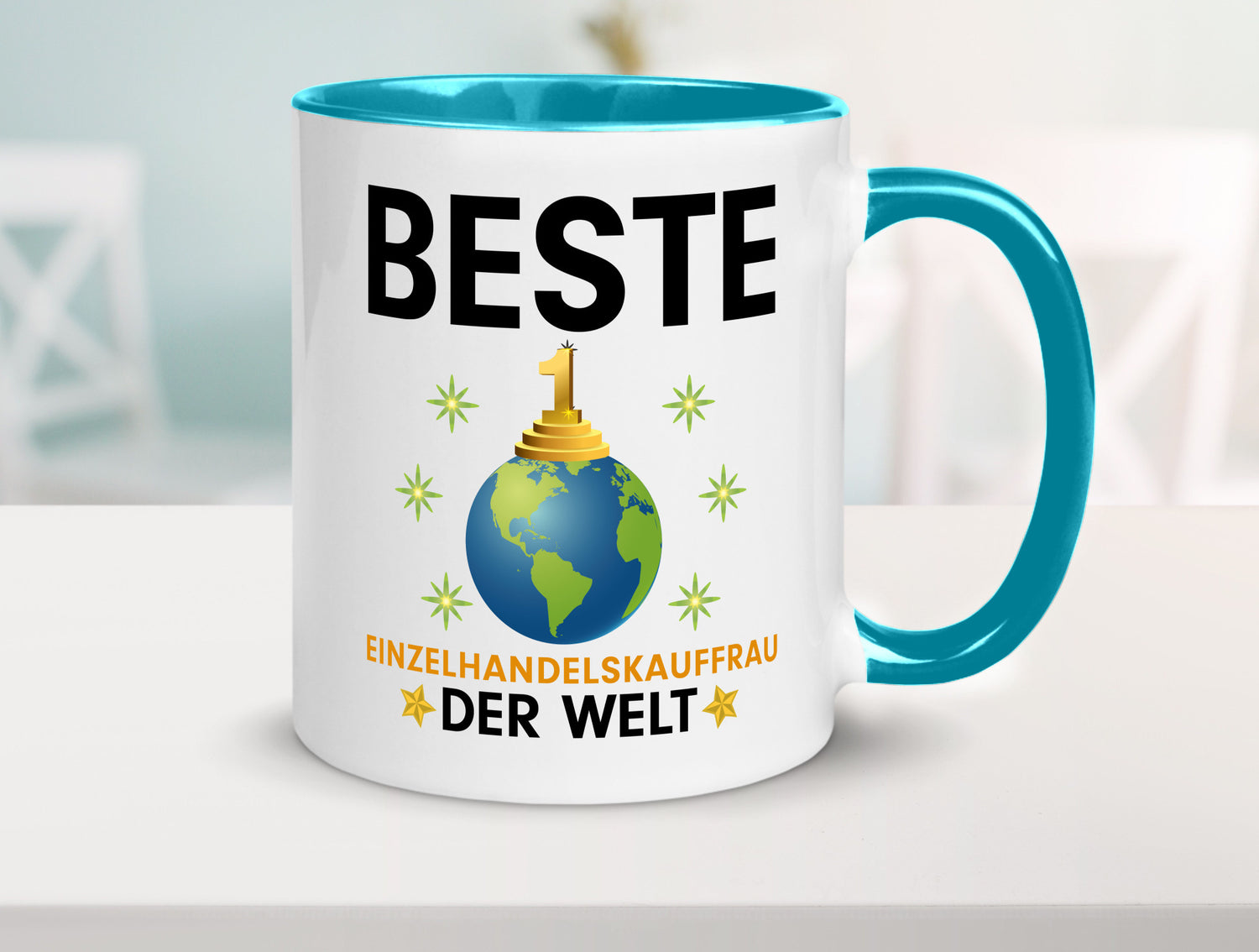 Welt Beste Einzelhandelskauffrau | Einzelhandel Geschenkidee Humor Tasse