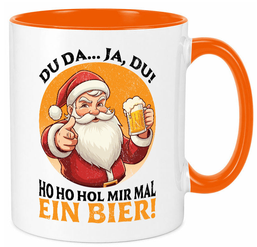 Hol mir mal ein Bier | Ugly Christmas Santa lustig Humor Geschenkidee Geschenk
