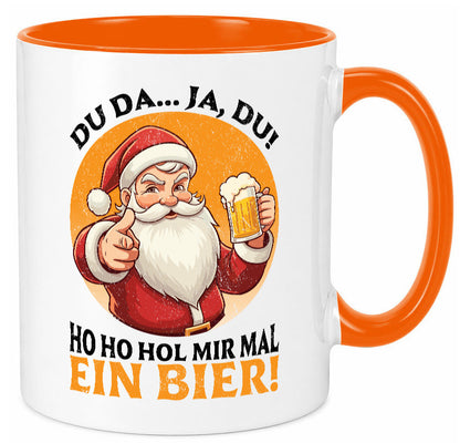 Hol mir mal ein Bier | Ugly Christmas Santa lustig Humor Geschenkidee Geschenk