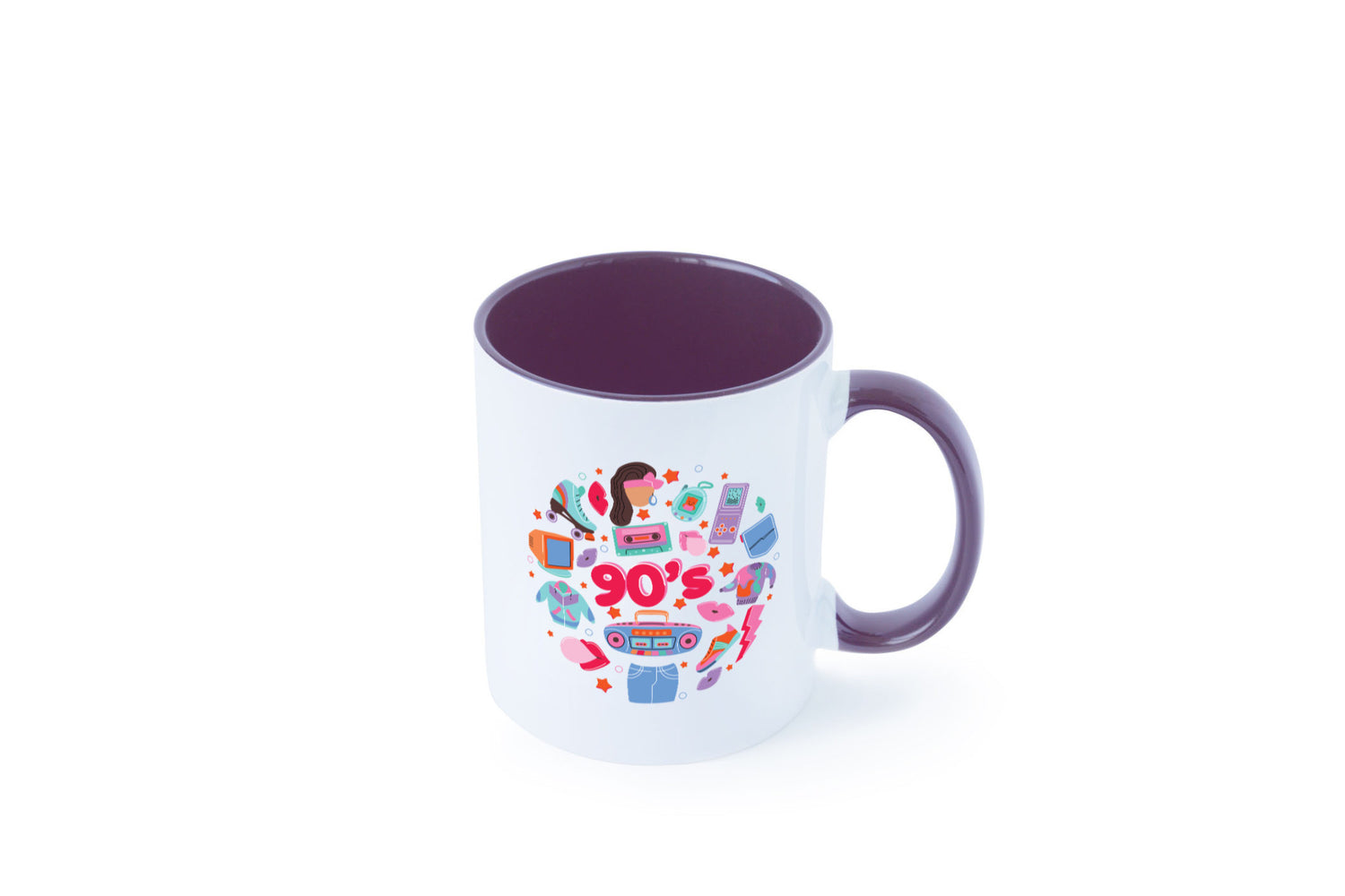 90er Jahre | Alte Zeit Nostalgie Humor Geschenkidee Tasse