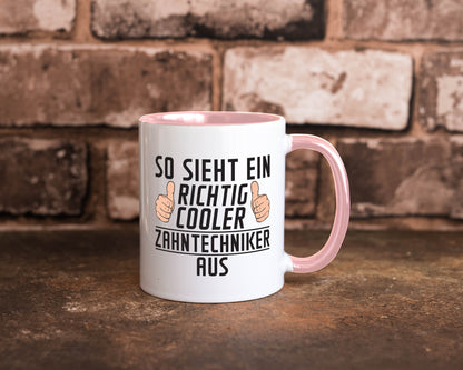 Richtig Cooler Zahntechniker | Zahnmedizin Geschenkidee Humor Tasse