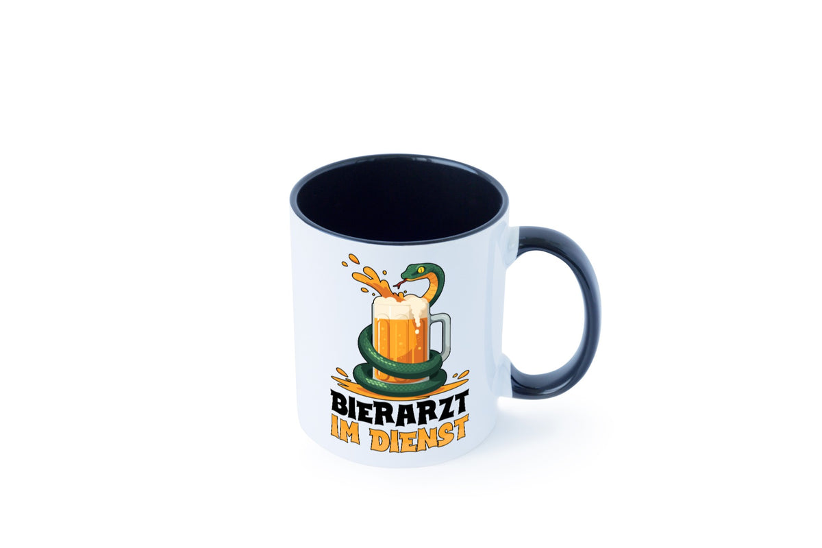 Bierarzt im Dienst | Tierarzt Arzt Geschenk Tierliebhaber Humor lustiger Spruch Tasse