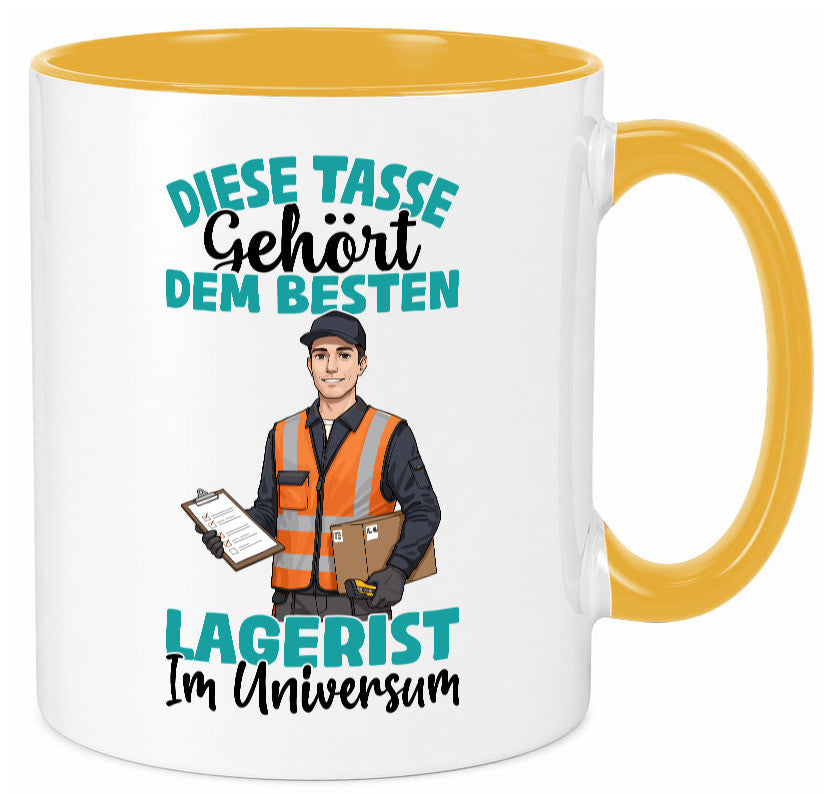 Im Universum: Lagerist | Lageristen Lager Arbeiter lustig Arbeit Kollegen Büro Tasse