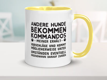 Hunde Training | Hundebesitzer Tasse Hundekommando lustig Tierliebhaber Humor