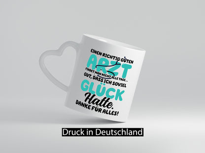 Richtig guter Arzt | Dankeschön Tasse Ärzte Spruch vl2 Geschenkidee Humor