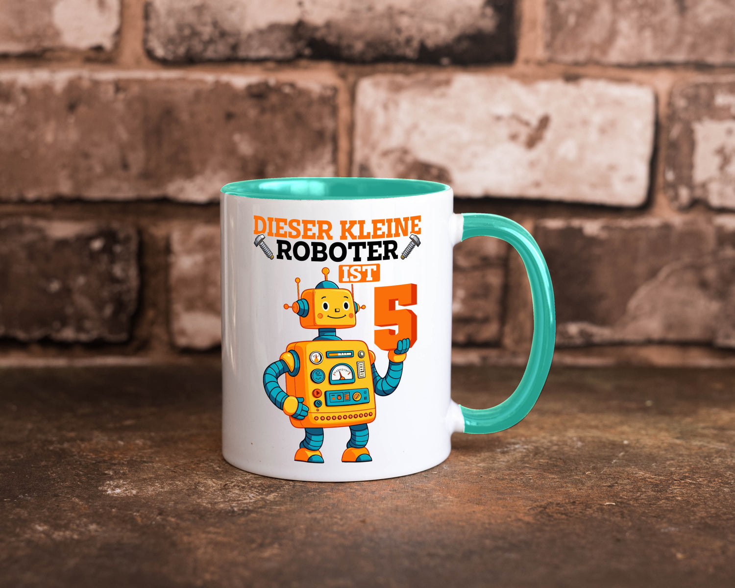 5. Geburtstag | 5 Jahre Roboter Junge lustiger Spruch Geschenk Geschenkidee