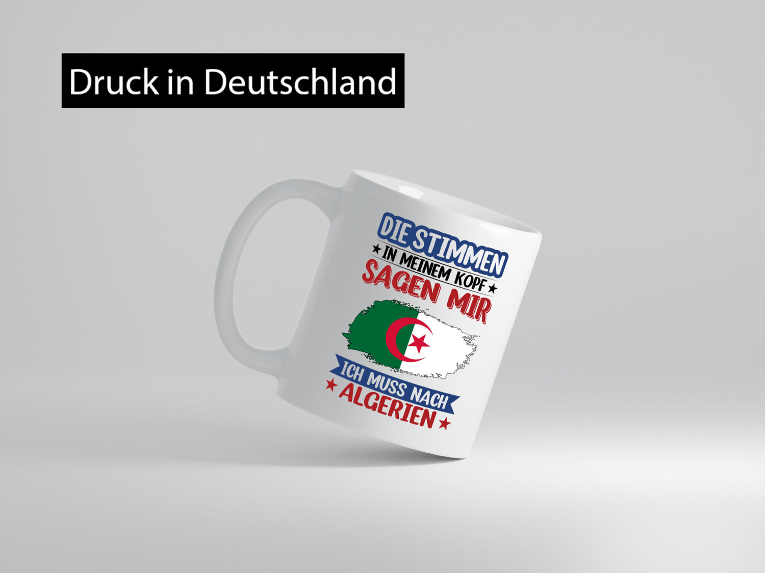Algerien | Urlaub Stimmen in meinem Kopf Traumland Geschenk Humor Geschenkidee