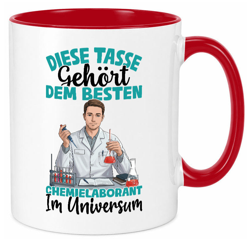 Im Universum: Chemielaborant | Laborant Chemie Humor Geschenkidee Tasse