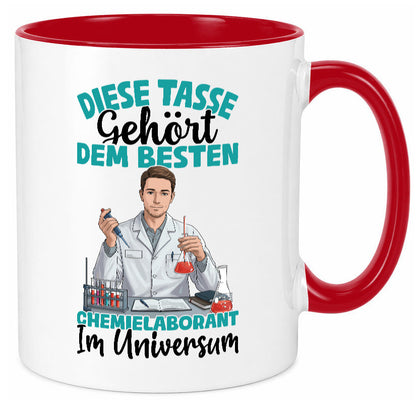 Im Universum: Chemielaborant | Laborant Chemie Humor Geschenkidee Tasse