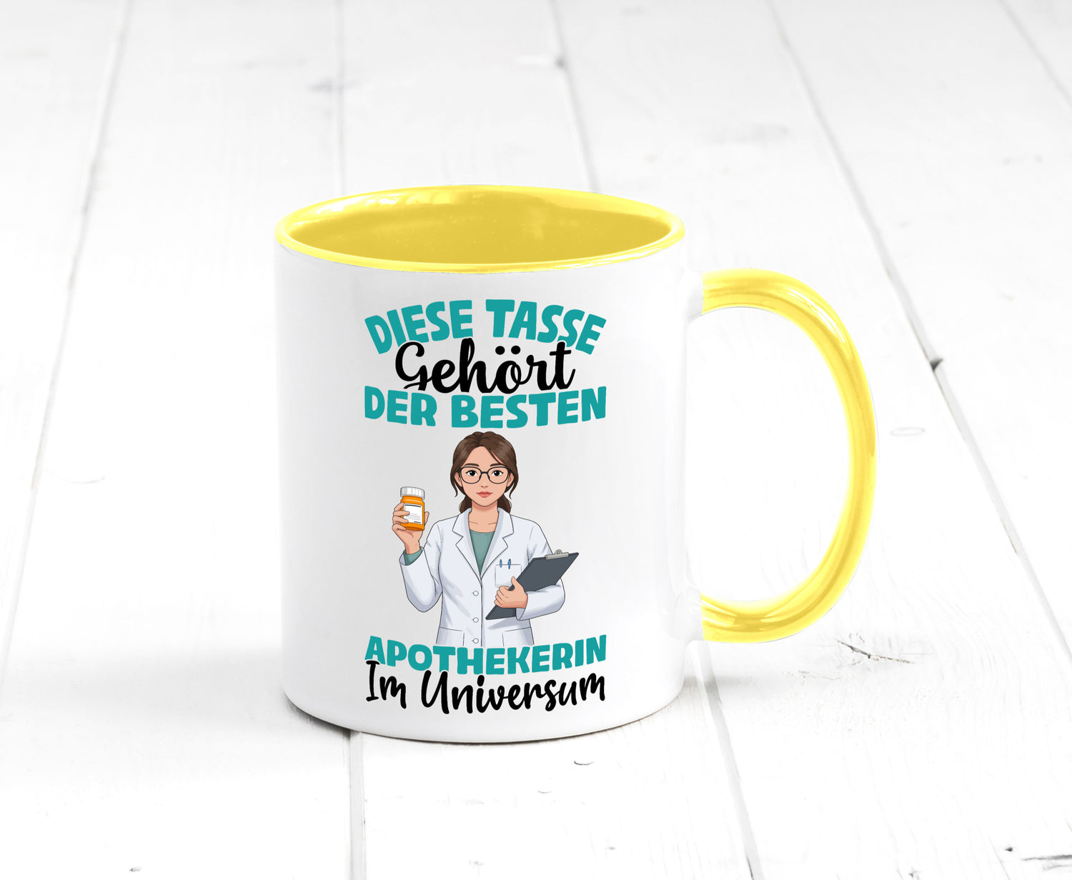 Im Universum: Apothekerin | Apotheke Pharmazie lustiger Spruch Geschenk Humor