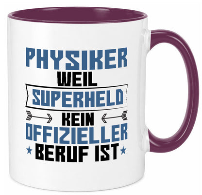 Superheld Physiker | Physik Geschenk Humor Geschenkidee lustiger Spruch Tasse