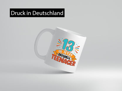 13. Geburtstag | Mädchen Tasse Teenager Spruch vl3 lustig Geschenkidee Geschenk