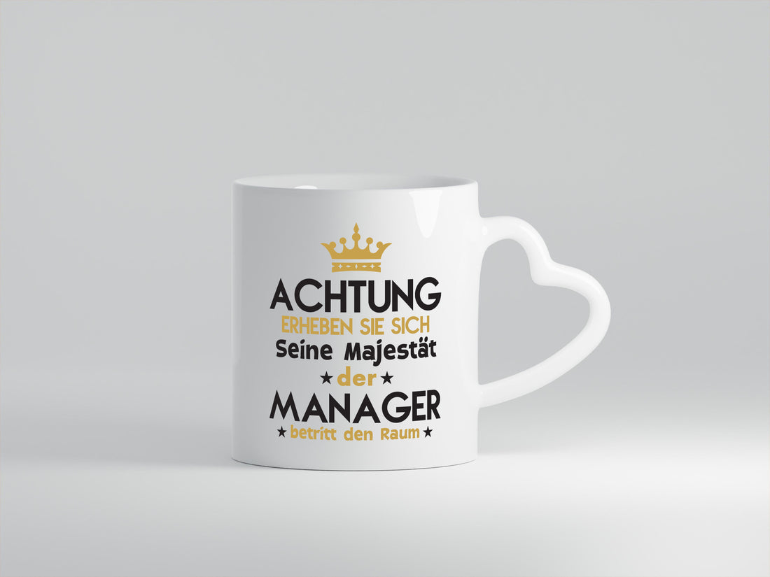Seine Majestät Manager | Management Geschenk Humor Geschenkidee lustiger Spruch