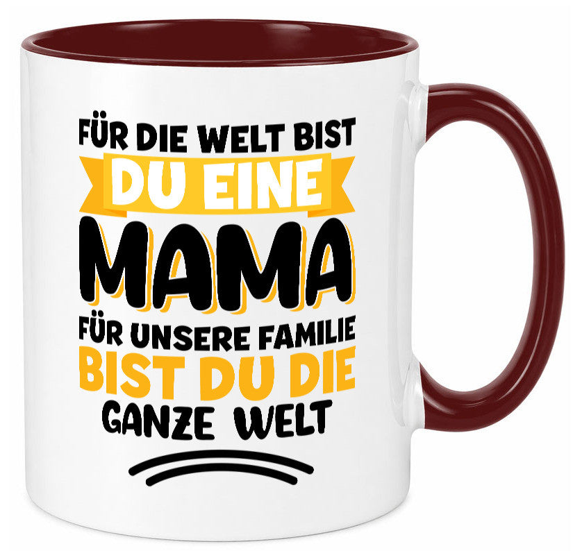 Beste mama der Welt vl4 Geschenkidee Familie Humor Tasse