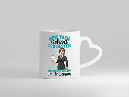 Im Universum: Rechtsanwältin | Jurstin Anwältin Humor Geschenkidee Tasse