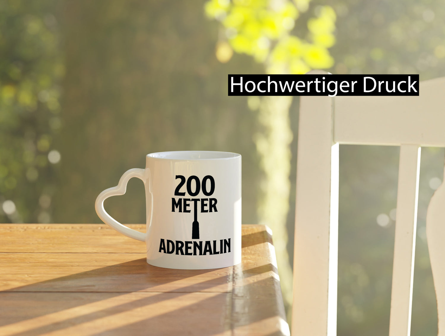 200 Meter Adrenalin v2 lustig Humor Geschenkidee Geschenk Tasse