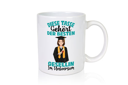 Im Universum: Gesellin | Handwerkerinnen lustiger Spruch Geschenk Humor