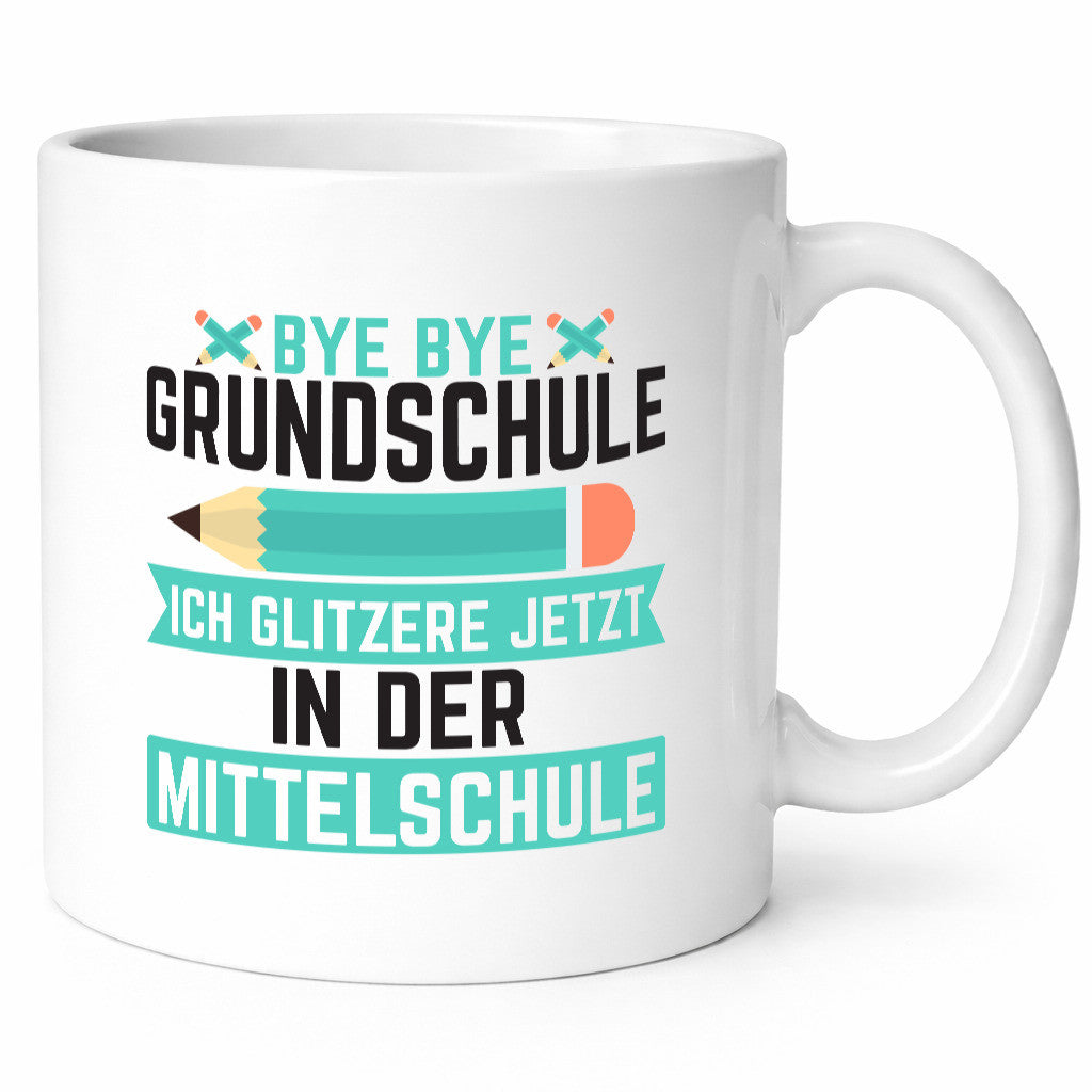 Mittelschule | Schüler Schulübergang Humor Geschenkidee Tasse