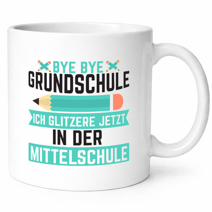 Mittelschule | Schüler Schulübergang Humor Geschenkidee Tasse