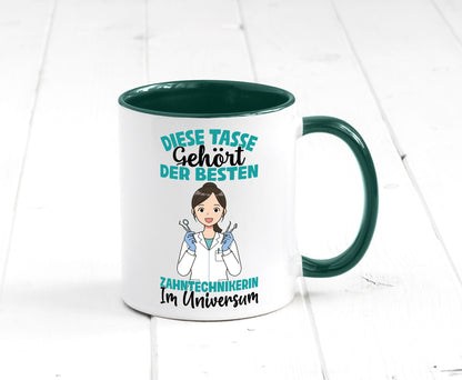 Im Universum: Zahntechnikerin | Zahnmedizin Humor Geschenkidee Tasse
