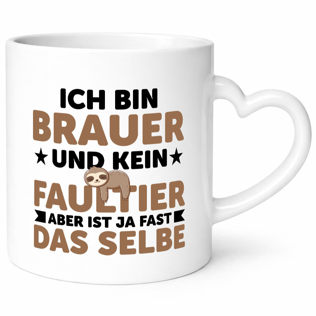 Ich bin kein Faultier: Brauer | Bier Brauerei Humor Tierliebhaber Geschenkidee