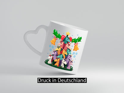 Ugly Christmas | Weihnachtsbaum Einhorn lustig Humor Geschenkidee Geschenk Tasse