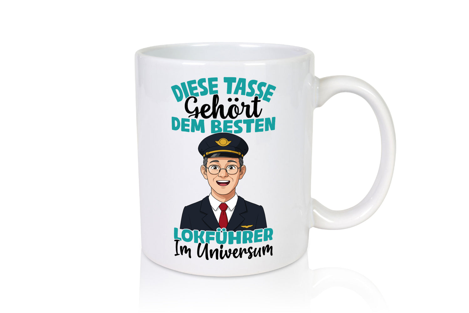 Im Universum: Lokführer | Zug Beruf Geschenk Arbeit Kollegen Büro lustiger